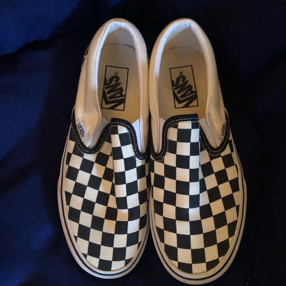 Checkered Slip-On Vans